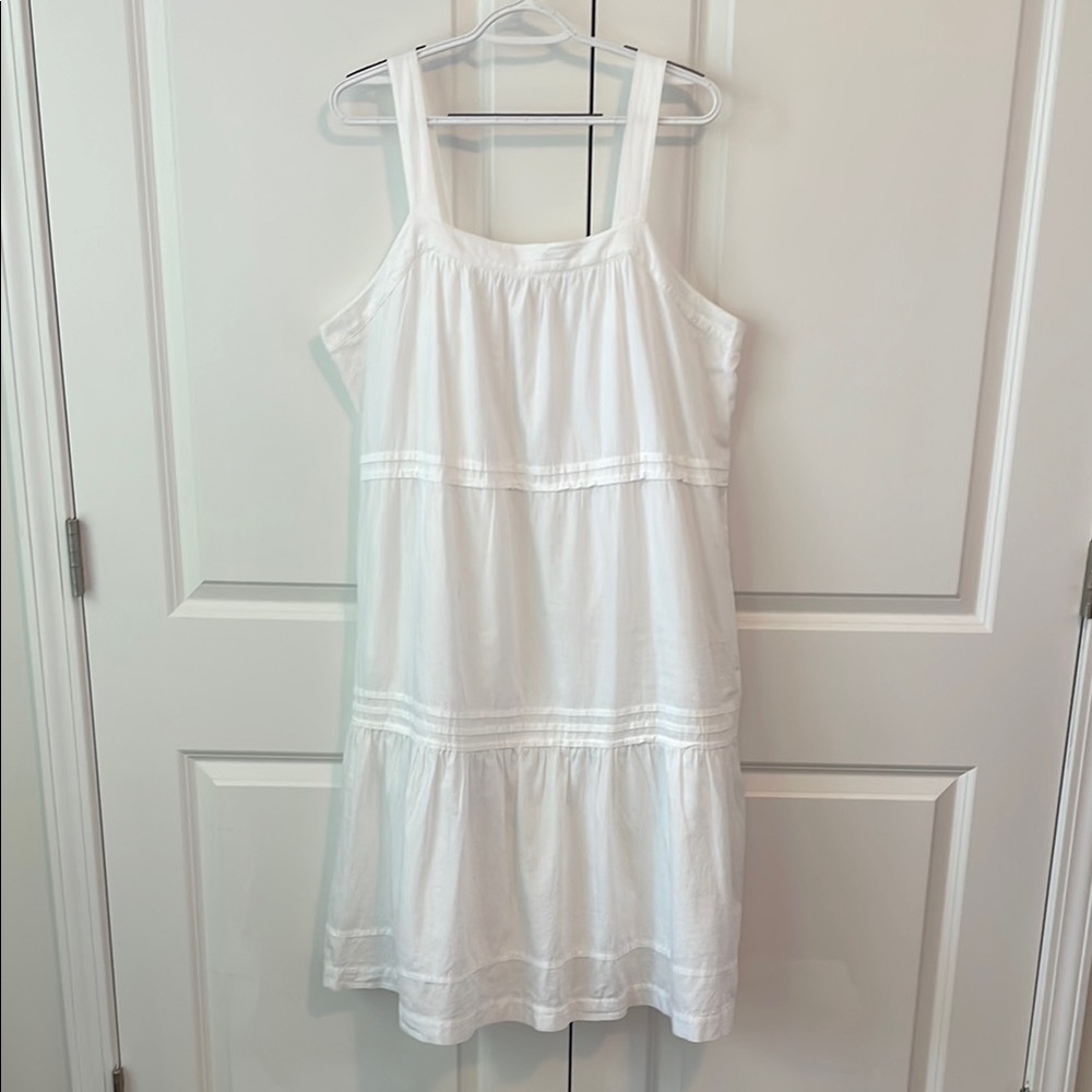 Pact White Midi Dress